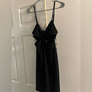 Mini black dress